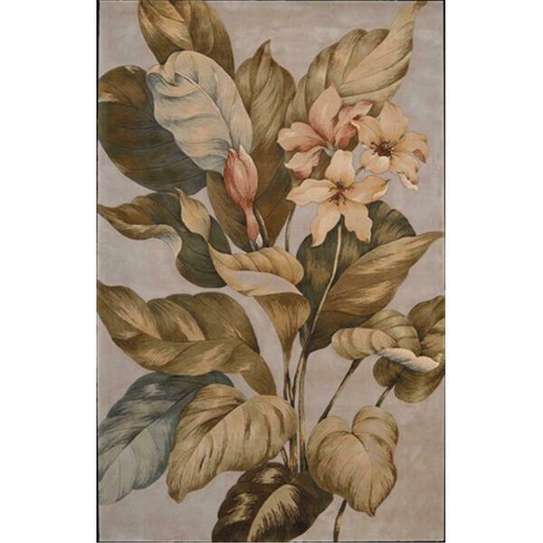 Nourison Tropics Area Rug Collection Beige 5 Ft 3 In. X 8 Ft 3 In. Rectangle 99446818713